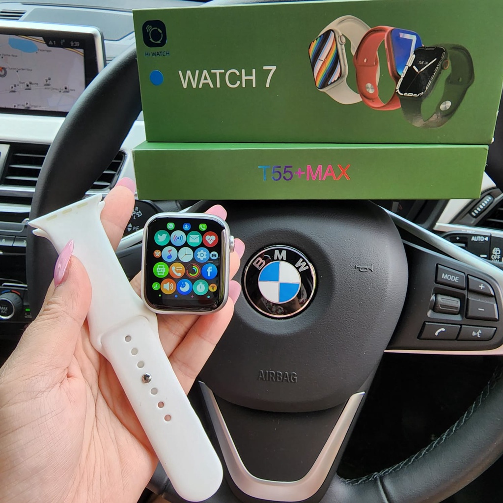 SALE JAM TANGAN SMART WATCH T55 WATCH 7 JAM TANGAN KASUAL MEWAH GARANSI 1TH