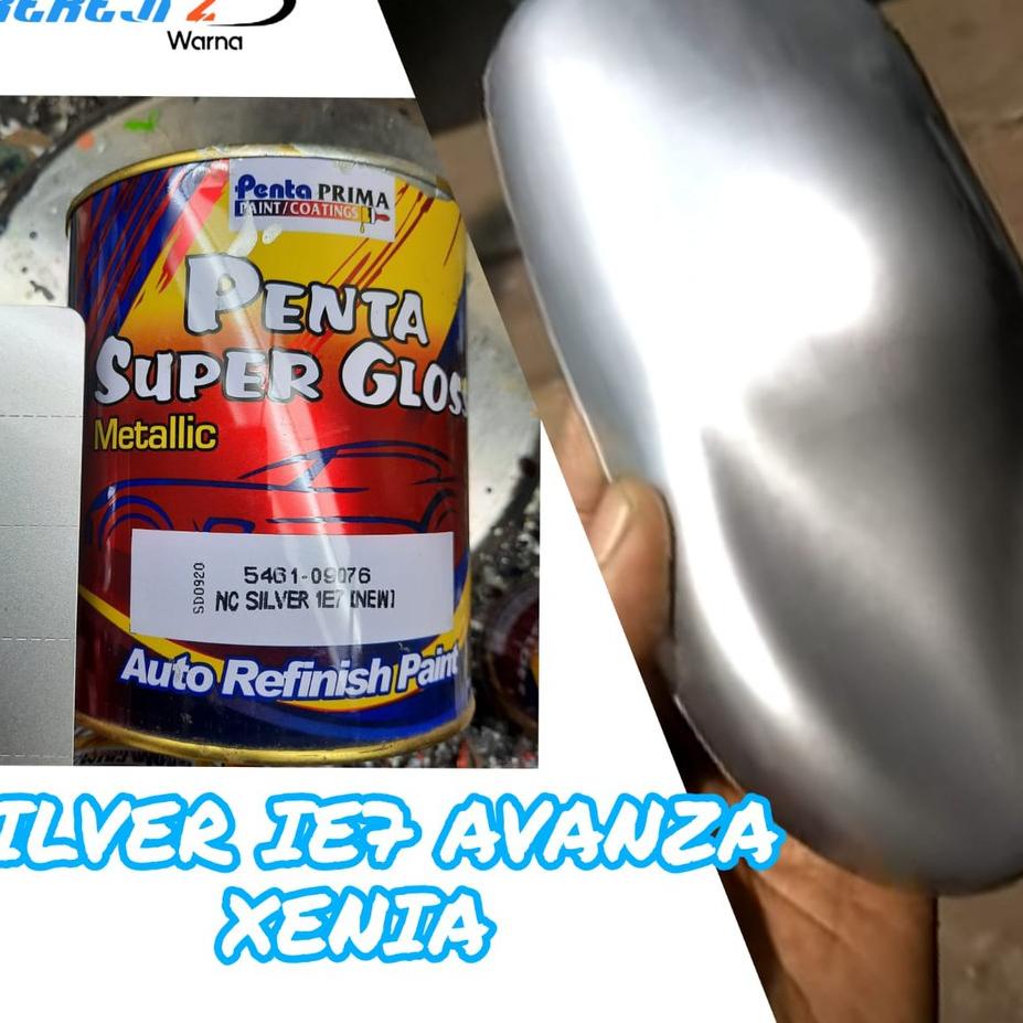 Kekinian Cat Penta Super Gloss Metalic Silver 1E7/SILVER AVANZA-Cat Mobil Motor Sepeda ✔
