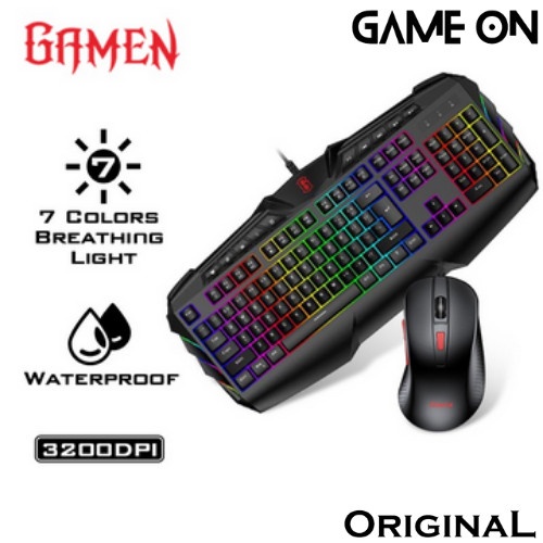 GAMEN STATION PROFESSIONAL GAMING KEYBOARD + MOUSE COMBO 3200 DPI