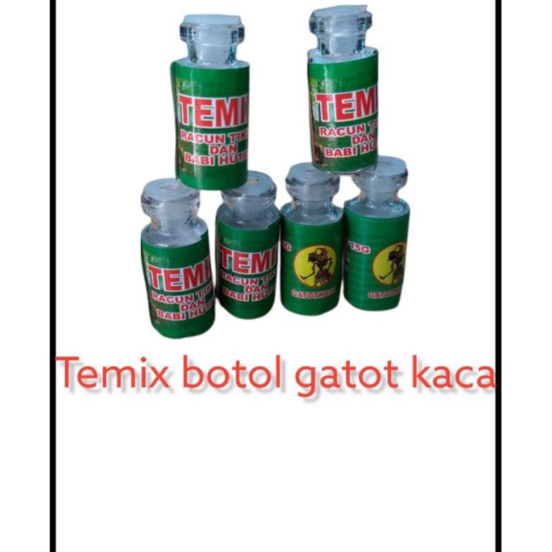 racun tikus temik temix botol kaca racun Tikus istimewa