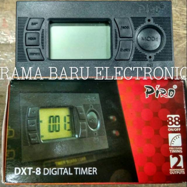 Digital Timer DC PIRO DXT 8