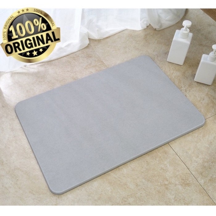 BAROKAH GAMIS Diatomite Bath Mat Uk. XL 60x39 tanah diatom promo original