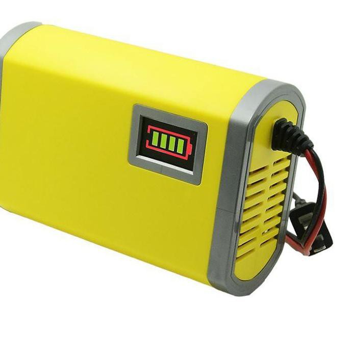 ▼ CHARGER AKI 2A 12V MOTOR MOBIL ALAT CAS AKI MOTOR MOBIL 12V 2A KABEL INDONESIA CASAN AKI ACCU ✵