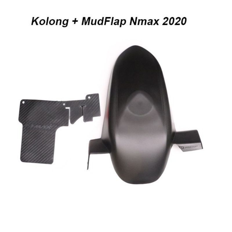 hugger spakbor kolong new nmax 2020 2021 2022 ( gratis karet kolong ) bonud mudflap bahan spakbor platik abs anti pecah