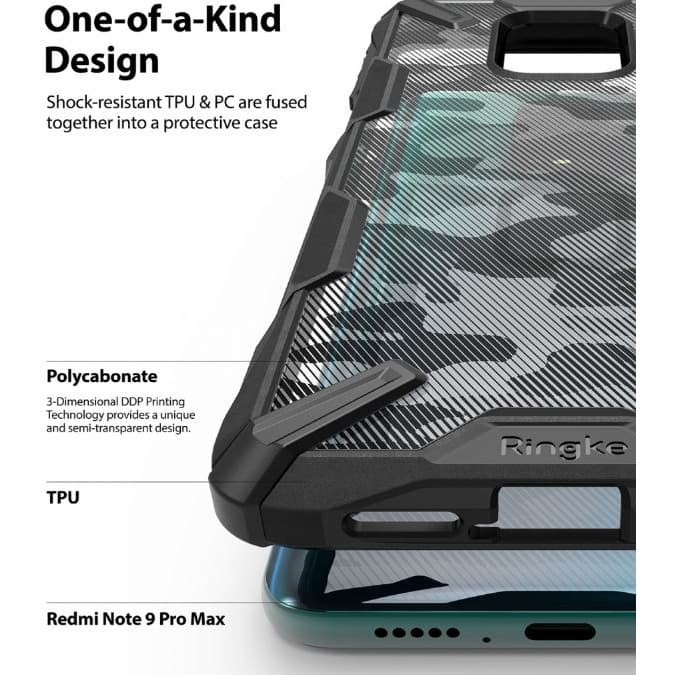 Case Xiaomi Redmi Note 9 Pro / 9 Pro Max / 9S Ringke Fusion X