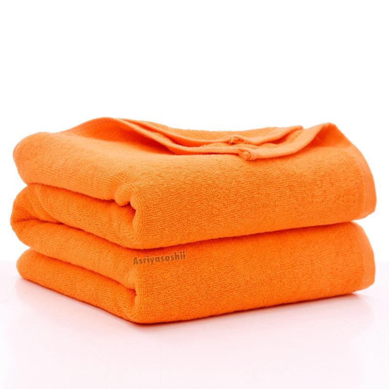 Handuk Tanggung Orange 50x100 Asriyasashii Cotton 100% Tebal Lembut Termurah Terlaris