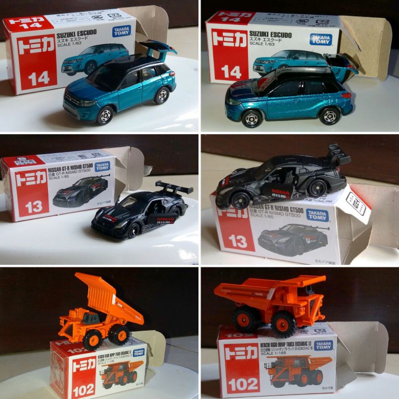 TIDAK SEGEL DIECAST TOMICA TAKARA MOBIL CAR TOMY SEGEL SUDAH DIBUKA NO SEGELAN TOMICA SUZUKI ESCUDO 