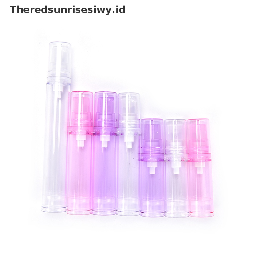 # Alat Rumah Tangga # 1 Pc Botol Pompa Kosong Wadah Lotion Kosmetik Ukuran 5 / 10 / 15ml Untuk Travel