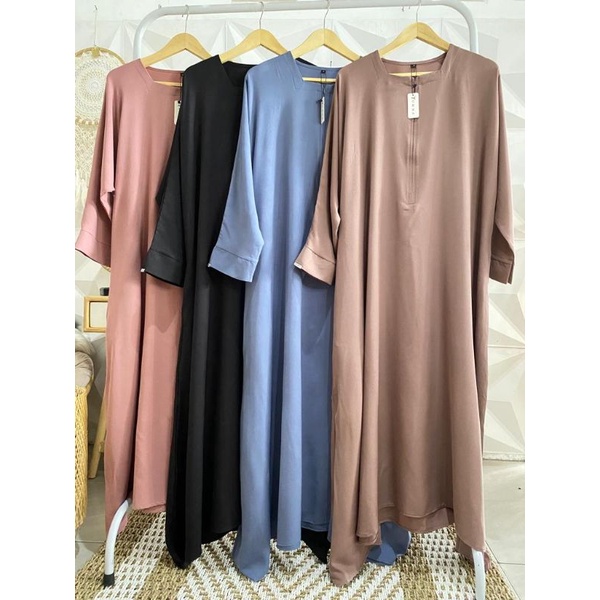 NAJWA ABAYA SERIES YUMNA SYARI SET GAMIS FREE HANDSOCK CANTIK