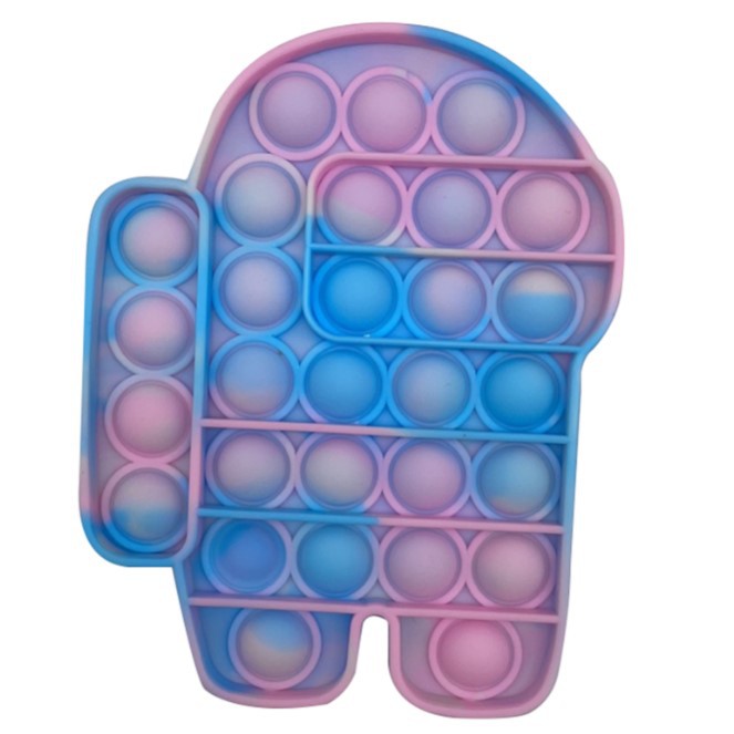 【Ready Stock】Color Push Bubble Gadgets Sensory Toys New Rainbow Titok popit mainan AMONG US Pop It Especially To Relieve Pressure Silicone Pressure Relief Toys Squeezes Feeling-7