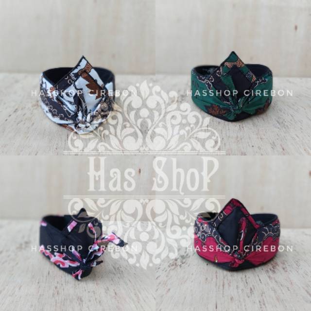 Iket bolong sunda batik khas cirebon praktis