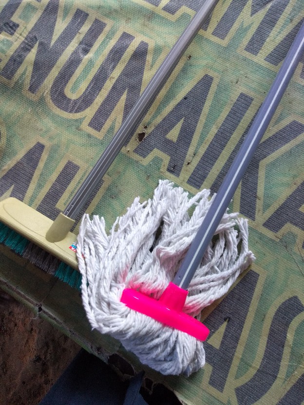 Nagoya Sikat Dorong Kobe Medium 22cm/sikat Lantai Dorong/sikat Lantai Gagang Panjang