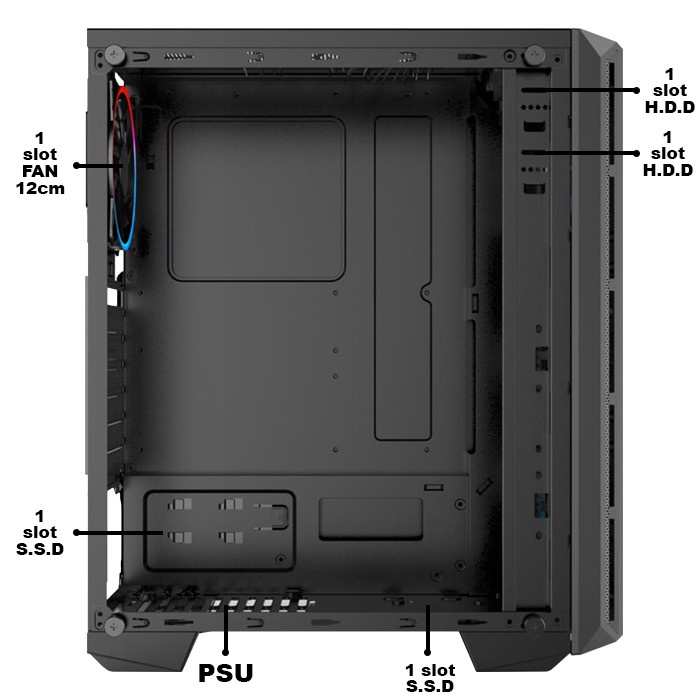 Casing RAPTOR 1603