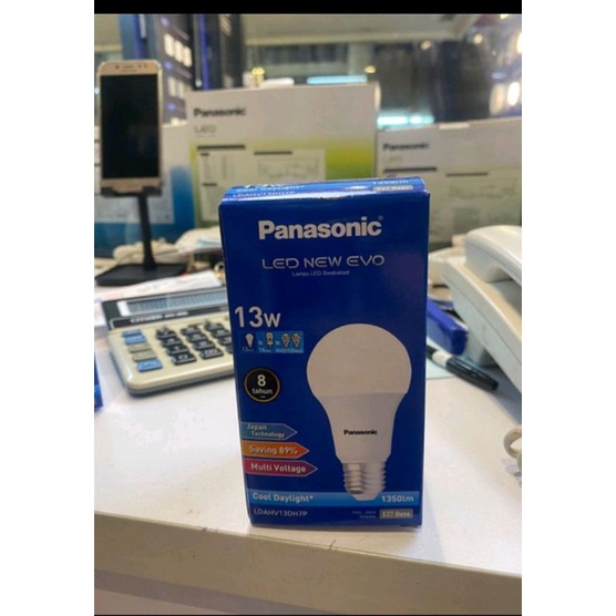 panasonic led bulb 3w 5w 7w 9w 11w 13w bohlam pijar lampu rumah downlight plafon 13 11 9 7 5 3 w wat