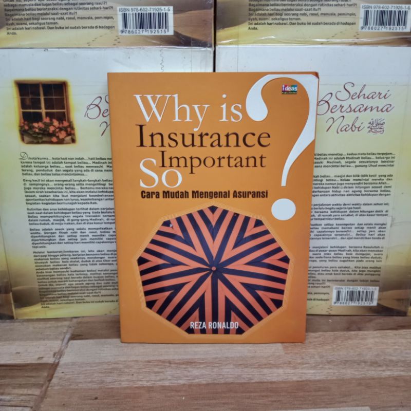 

BUKU ORIGINAL - WHY IS INSURANCE IMPORTANT SO CARA MUDAH MENGENAL ASURANSI
