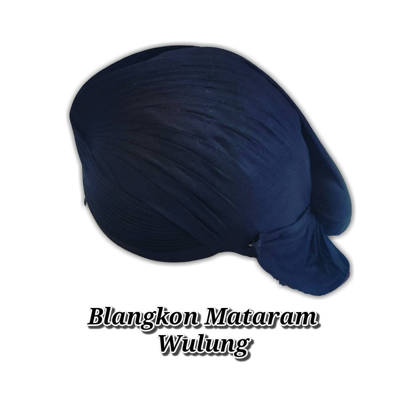 Blangkon Jawa Jogja Dewasa Hitam Lipat Bisa Di Cuci
