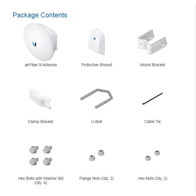 Ubiquiti AF-5G23-S45 airFiber 5GHz 23dBi Slant 45