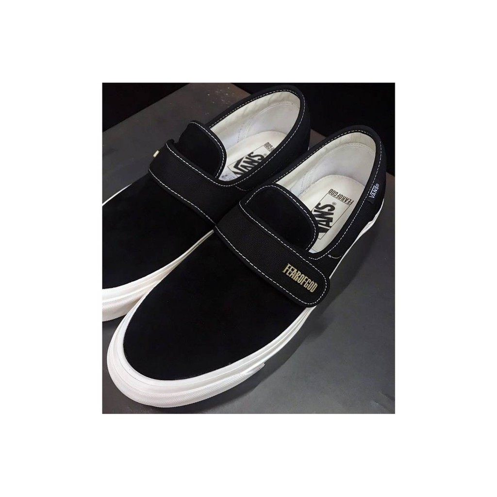  SEPATU  VANS  SLIP ON PLANET BLACK 47 V DX FEAR  OF GOD  