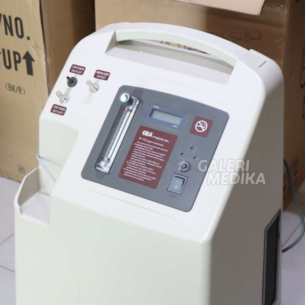 Oxygen Concentrator GEA 7F-10 LPM - Oksigen Konsentrator 10Liter Medical Grade Stable Oxygen Supply