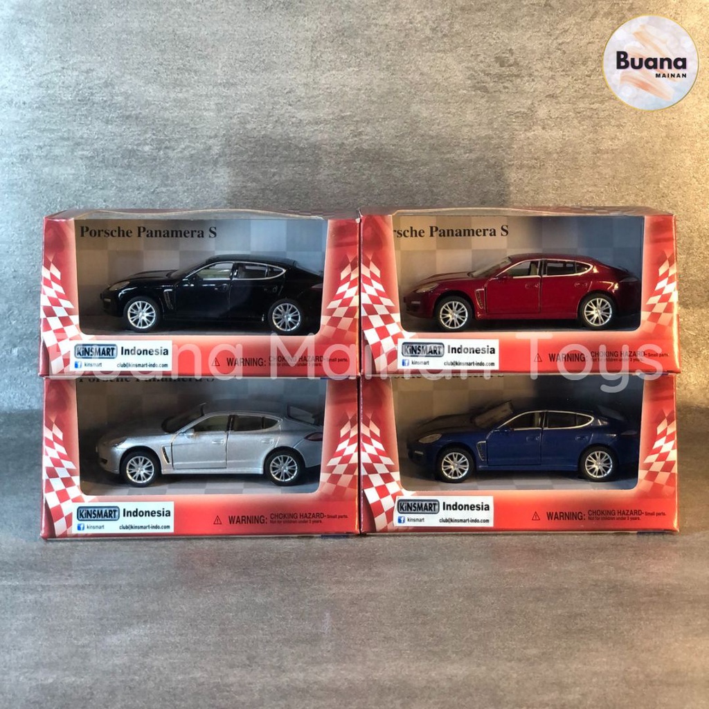 DIECAST KINSMART PORSCHE PANAMERA S 1:40 MAINAN MOBIL ANAK CLASSIC CAR