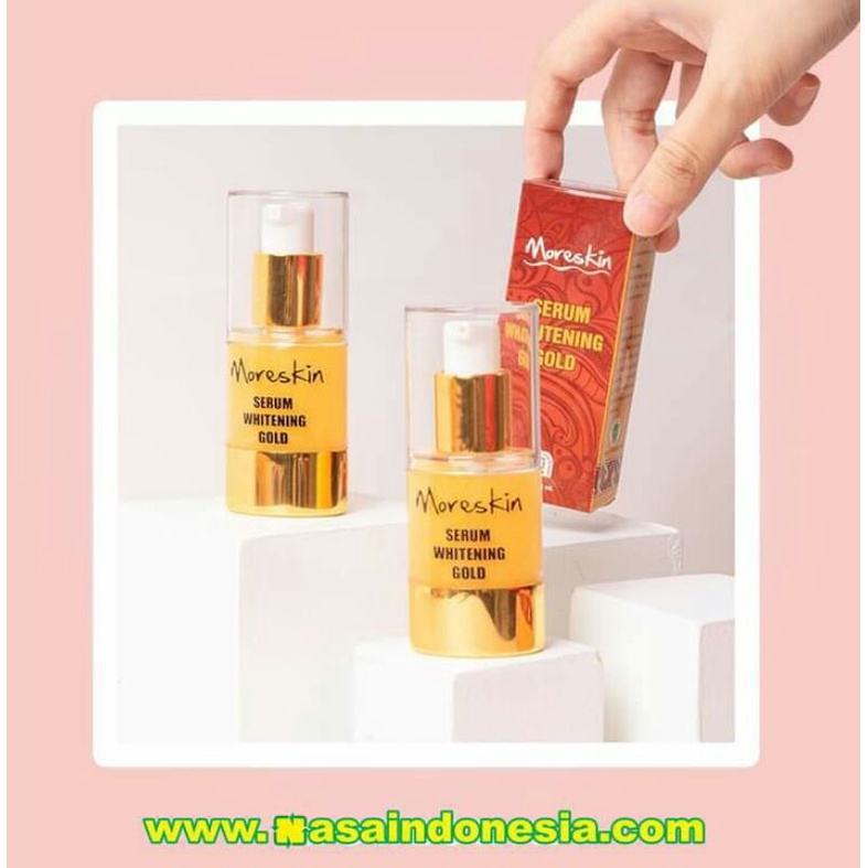 SERUM WAJAH MORESKIN NASA SERUM GOLD PEMUTIH WAJAH