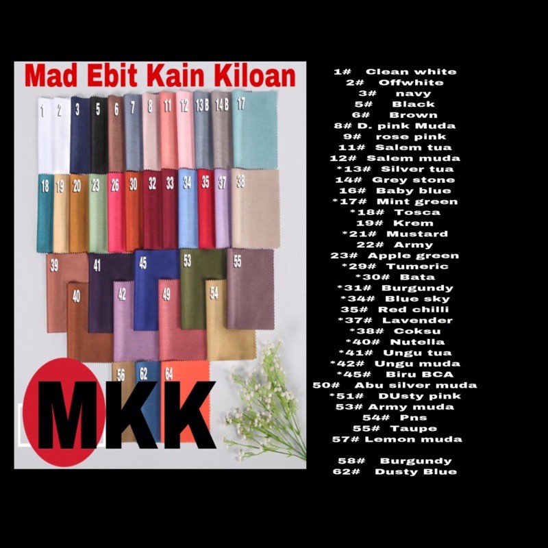 Kain Toyobo Arab & Fodu Meteran / Kain Katun Toyobo