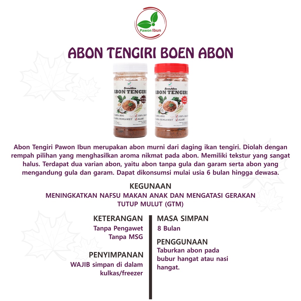 Abon Tengiri Plain Pawon Ibun