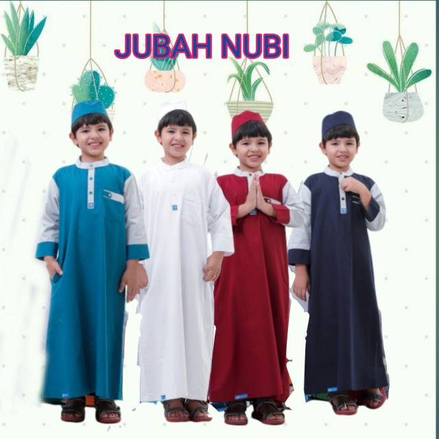 JUBAH NUBI GAMIS  BAJU  ANAK COWOK JUNIOR DAN REMAJA  USIA  2 