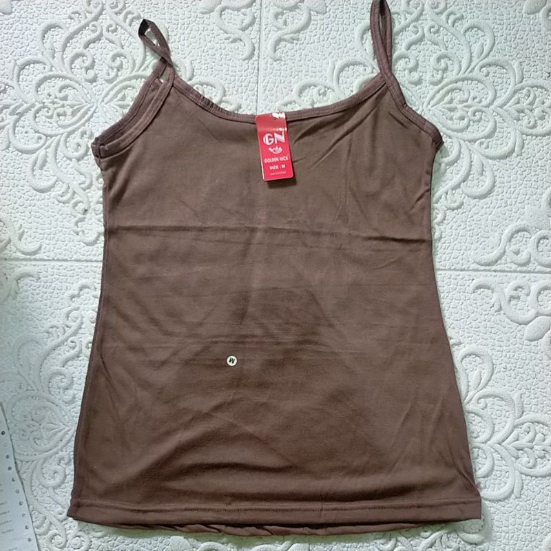 Tanktop Gokden Nick,Atasan wanita Tali kecil,Atasan Singlet Golden nick