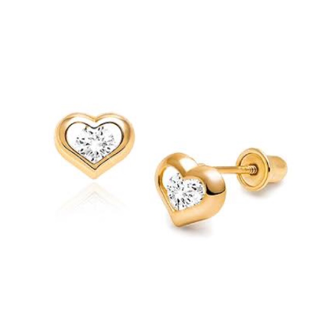 Anting Bayi Giwang Berlian Emas 750 Anak Baby Earrings DIAMOND GOLD 18
