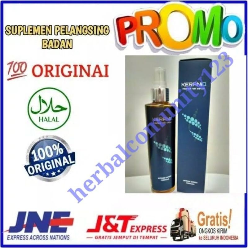 ( Bisa Cod ) Keraniq Hair Serum 100% Asli - Penumbuh Rambut -Kesehatan Penyubur Rambut Atasi Ketombe