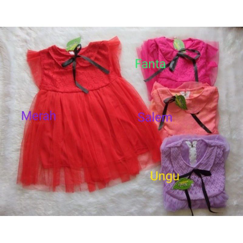 DRESS ANAK/DRESS CINTA USIA 1-2 TH TERMURAH