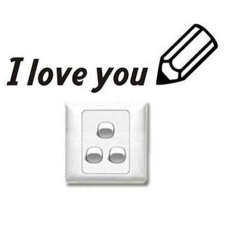 Wall Decal - Stiker Dinding Switch Button_SB01