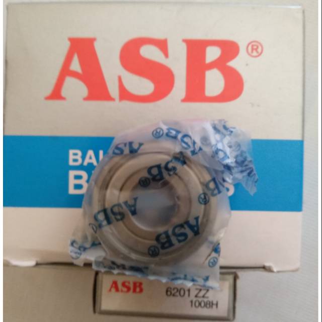 Laher / bearing roda uk.6201 rs merk ASB for all motor