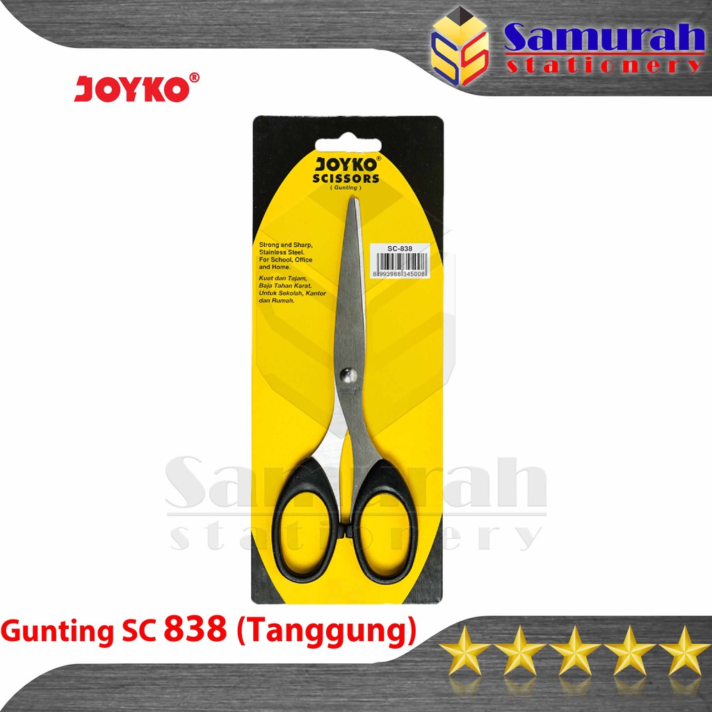 

Gunting Tanggung Joyko SC-838 / Scissors Medium SC 838 / Alat Potong Kertas Sedang SC838
