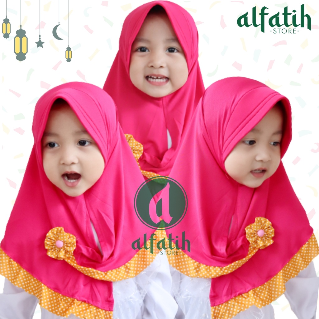 ALFATIH STORE / JILBAB ANAK LIVIA/ UMI PIPIK / JILBAB ANAK MURAH / HIJAB ANAK / HIJAB BAYI KERUDUNG / Kerudung Anak Jilbab Hijab Anak Bayi Perempuan / pastan baby / hijab anak / Jilbab Anak bayi Usia 0-3 Tahun Bahan Jersey Premium Nyaman Di Pakai