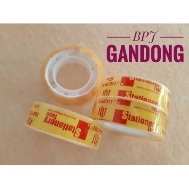 

Solasi/Solatip/Nachi Tape Kecil Bening