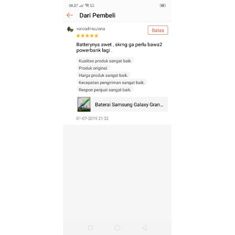 Baterai Doublepower Redmi Note 3 Note 3 Pro BM46 BM 46 Battery Batre