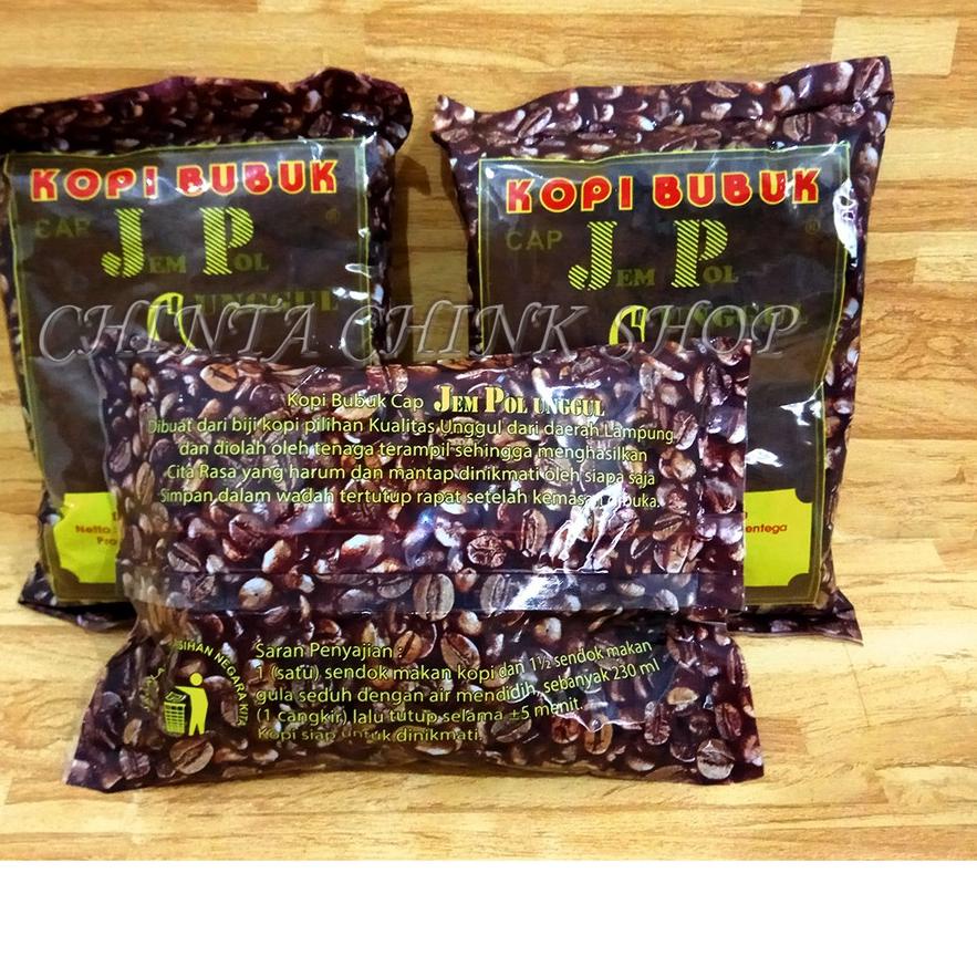 

10.10 F⚡ASH SALE Kopi bubuk Cap Jempol Unggul (JP) Asli Lampung 250g