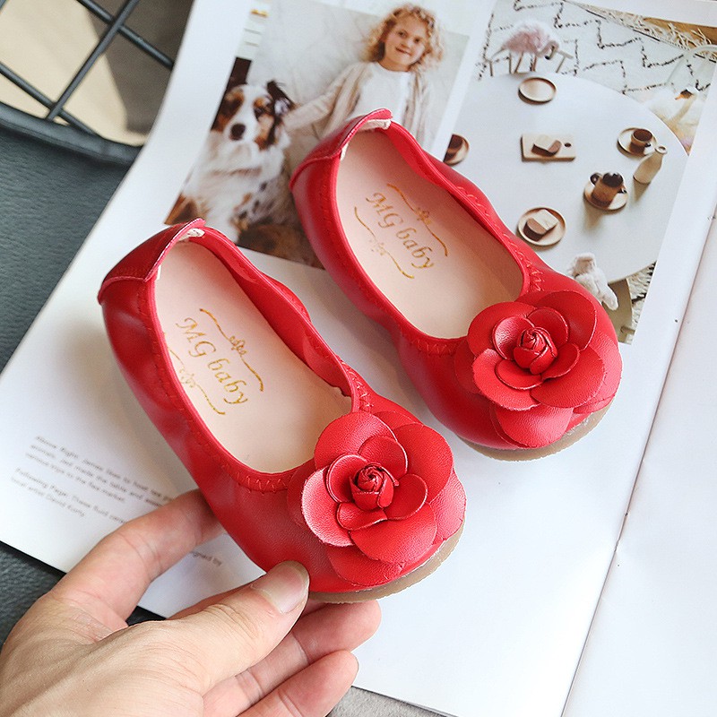 HappyOliver ROSE STYLE Flat Shoes sepatu anak perempuan IMPORT