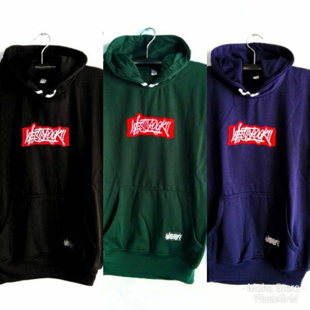Jual Jaket Hoodie WestBrook WBA Premium XL XXL cewek cowok Hoodie polos | Jaket polos