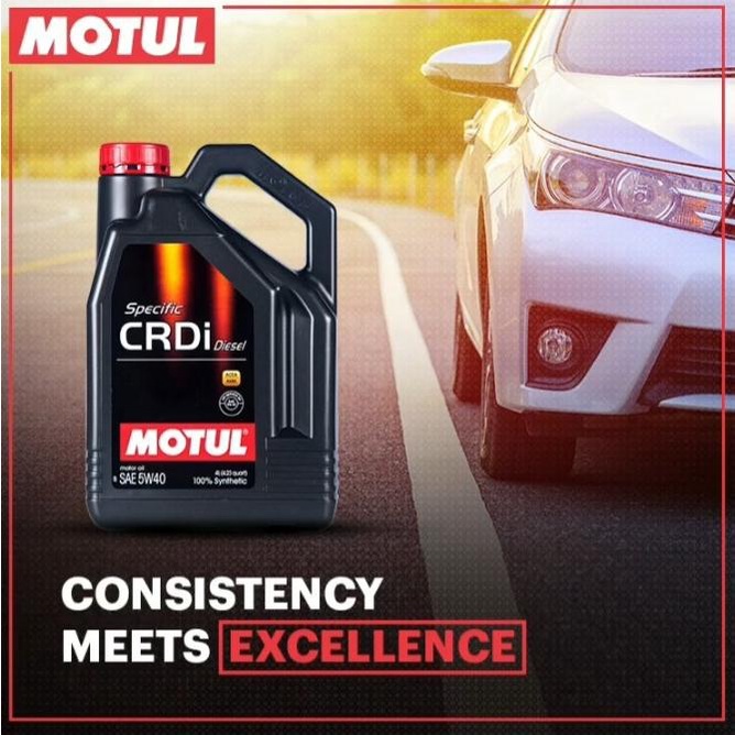 PROMO ! Oli Motul CRDI DIESEL 5w40 kemasan 4 liter