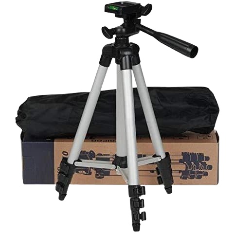TRIPOD WEIFING 1METER 3110 SILVER KAMERA HP ATAU CAMERA DSLR UNIVERSAL ATAU RINGLIGHT Free Holder U