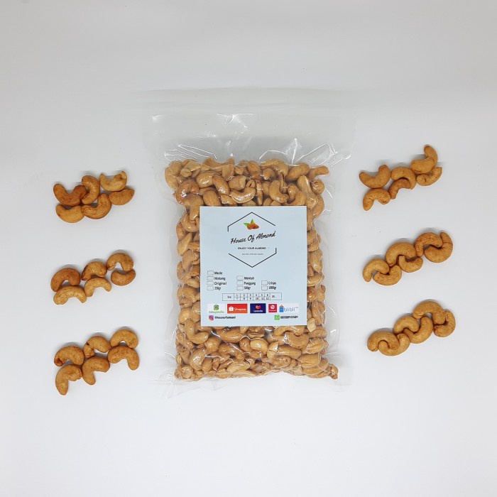 

54ekh Kacang Mede Original 500Gr 60J