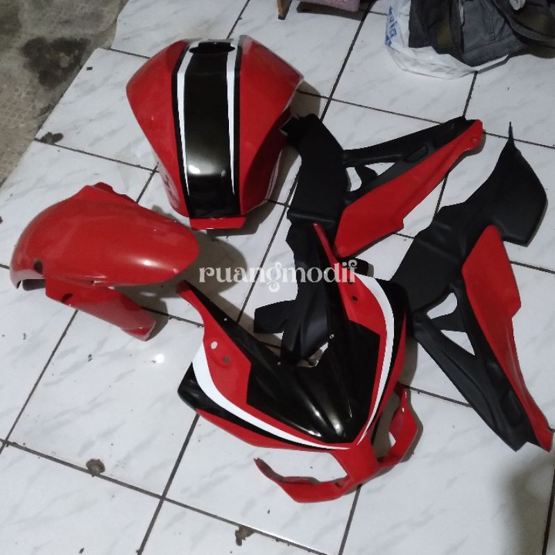 MODIFIKASI CBR LOKAL 150 K45 DELTABOX FAIRING DEPAN SPAKBOR DEPAN 250RR COVER TANGKI TERMURAH