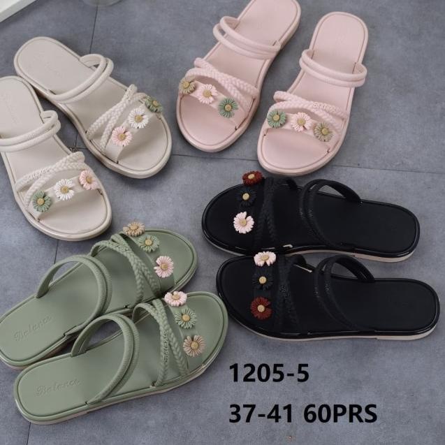 ✲ Sandal Wanita Premium Little Sunflower Jelly Sandal tali import murah ➣