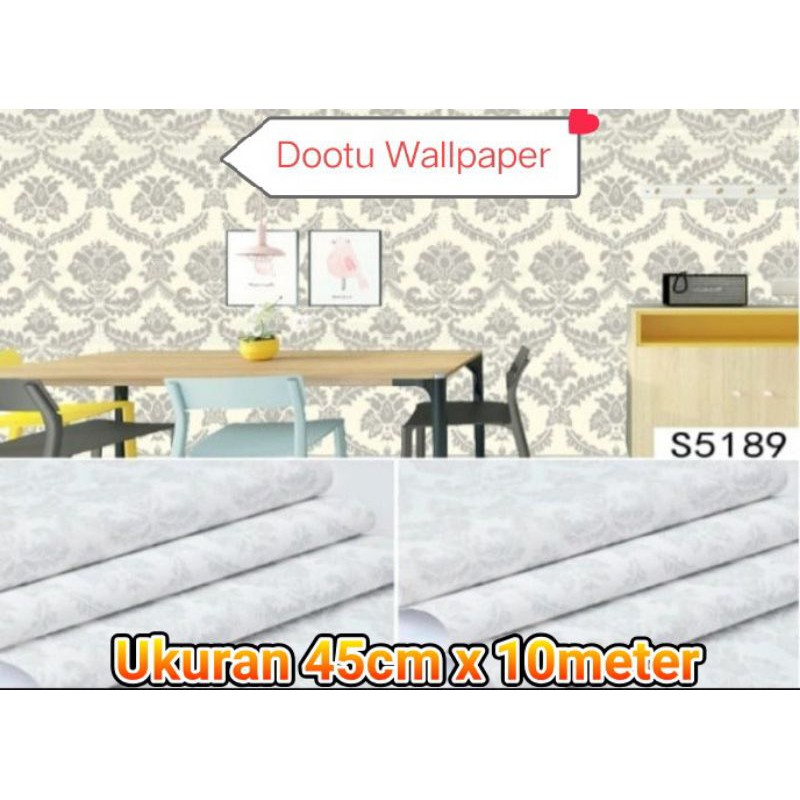 Wallpaper Stiker Dinding Classic | Wallpaper Stiker Dinding 45cm x 10meter | Wallpaper Stiker