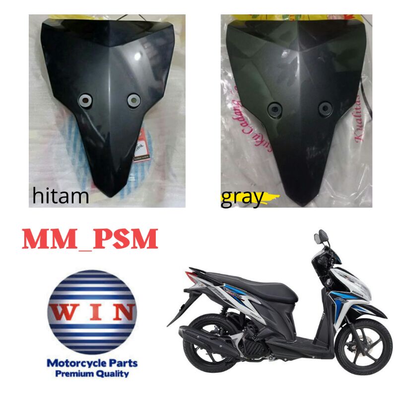 TAMENG DEPAN DASI DEPAN DUDUKAN PLAT NOMOR PANEL DEPAN KECIL MOTOR HONDA VARIO 125 FI ESP OLD KZL MEREK WIN