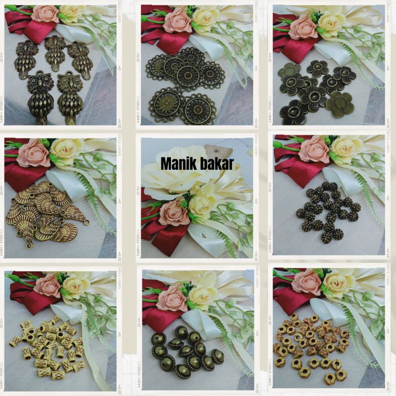 manik etnik /manik kayu / manik bakar