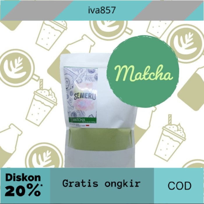 

PROMO Powder Matcha Premium / Semeru / Bubuk/Greentea/1000gr/Murah/Enak GRATIS ONGKIR